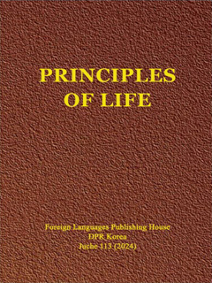 Book cover-Principles of Life